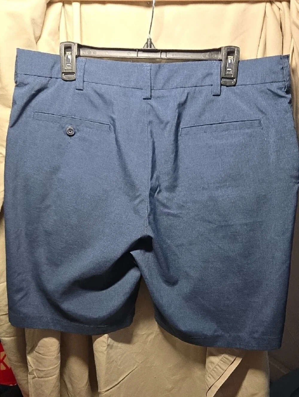 PGA Tour Blue Men's Flat Front Shorts